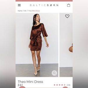 Baltic born women’s Theo mini dress large